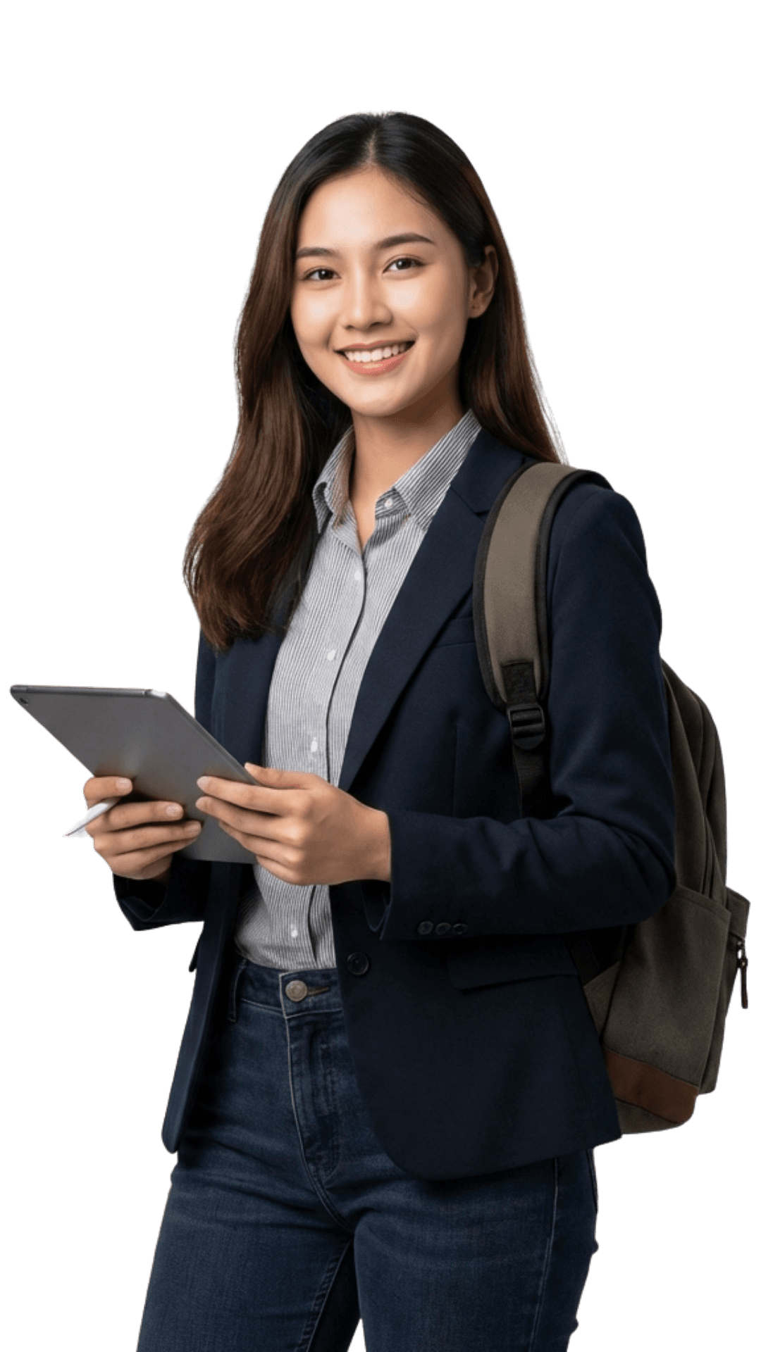 Estudiante feliz aprendiendo en Cursos Brooklyn